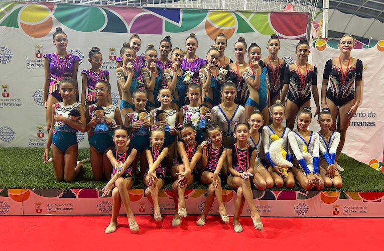 Deportistas del GR Huelva que participaron este pasado fin de semana en el XXXVII Trofeo 'Ciudad de Dos Hermanas'.