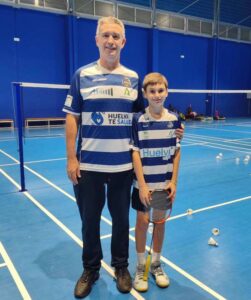 Pedro Marín participó en la Concentración del Grupo 1 'Se Busca Campeón' de la Federación Andaluza de Bádminton. / Foto: @CBIESLAORDEN.