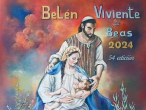 cartel 54 belén viviente de Beas