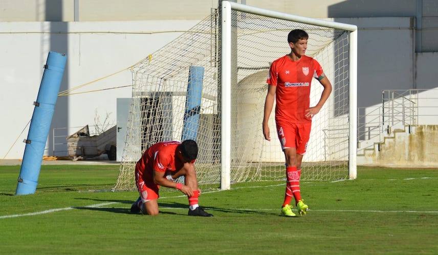 Andrés Pavón fue de nuevo el autor el gol de La Palma que le sirvió para empatar ante el Córdoba B. / Foto: @LaPalmaCF.