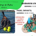 Punta umbría alberga este próximo sábado un torneo de pádel solidario y una divertida gymkhana infantil.