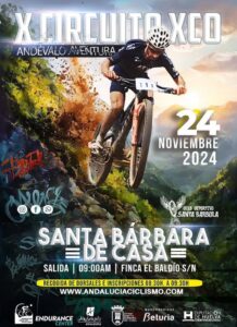 Cartel anunciador del X 'Andévalo Aventura', epílogo del Circuito Diputación de Huelva BTT XCO.