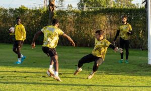 El San Roque prepara a fondo su partido del domingo en casa con el SC Puente Genil. / Foto: @SanRoqueLepe.