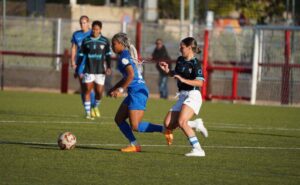 Derrota del Sporting de Huelva, la quinta consecutiva, ésta en el feudo del Getafe que le dejó muy hundido en la tabla. / Foto: @getafefem.