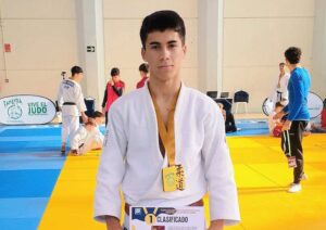 Pedro Gómez, deportista del CD Huelva TSV Judo, campeón de la Copa de España Cadete en la categoría de -60 kilos. / Foto: @JudoHuelva1.