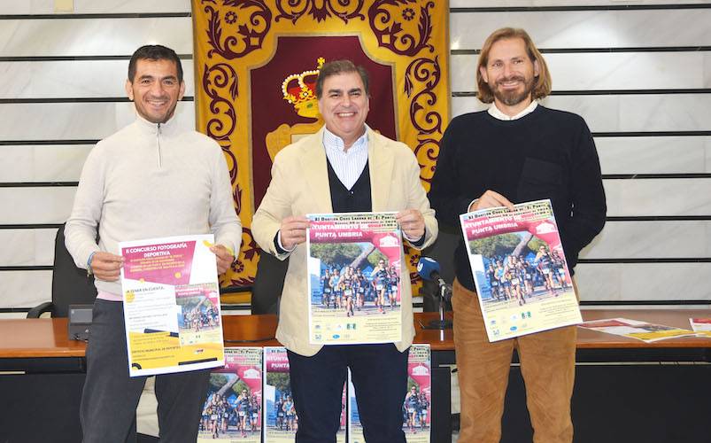 Un momento de la presentación del XI Duatlón Cros 'Laguna de El Portil' que tendrá lugar este próximo sábado.