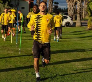 El San Roque ha preparado con ganas su partido del domingo ante el Sevilla C en el que quieren lograr un necesario triunfo. / Foto: @SanRoqueLepe.